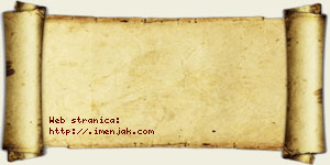 Jana Mališić vizit kartica